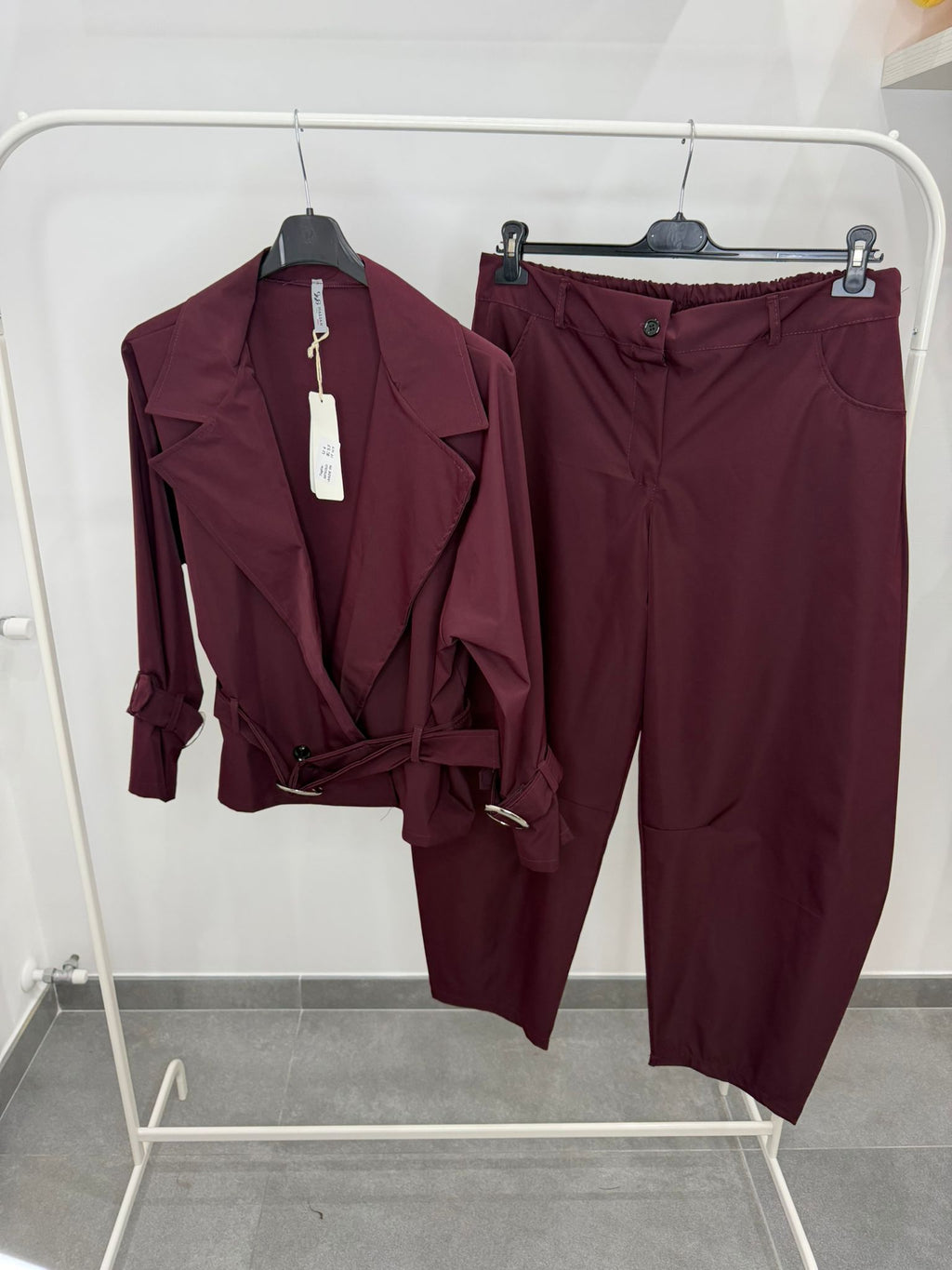 COORDINATO CURVY CON CINTURA