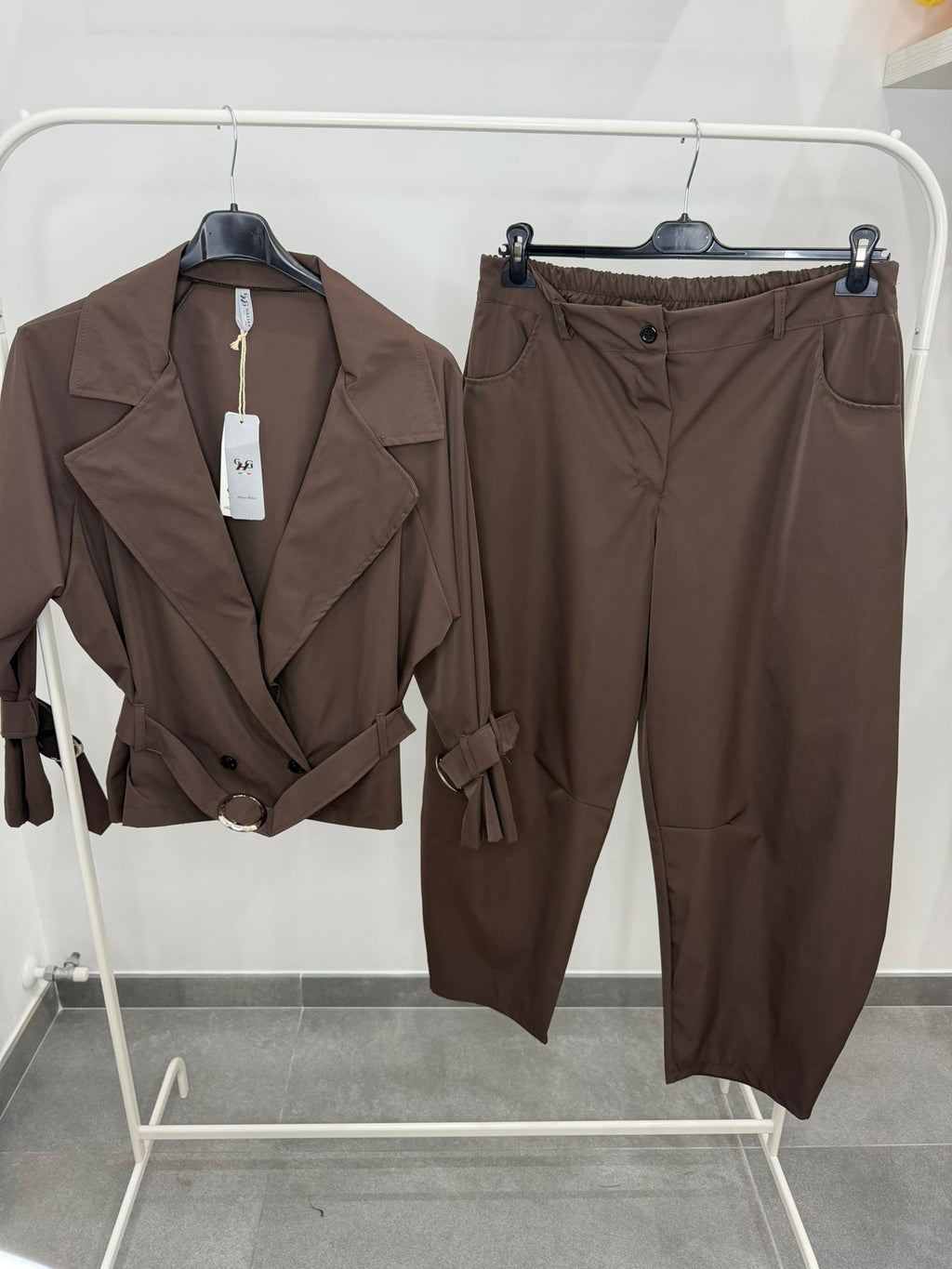COORDINATO CURVY CON CINTURA