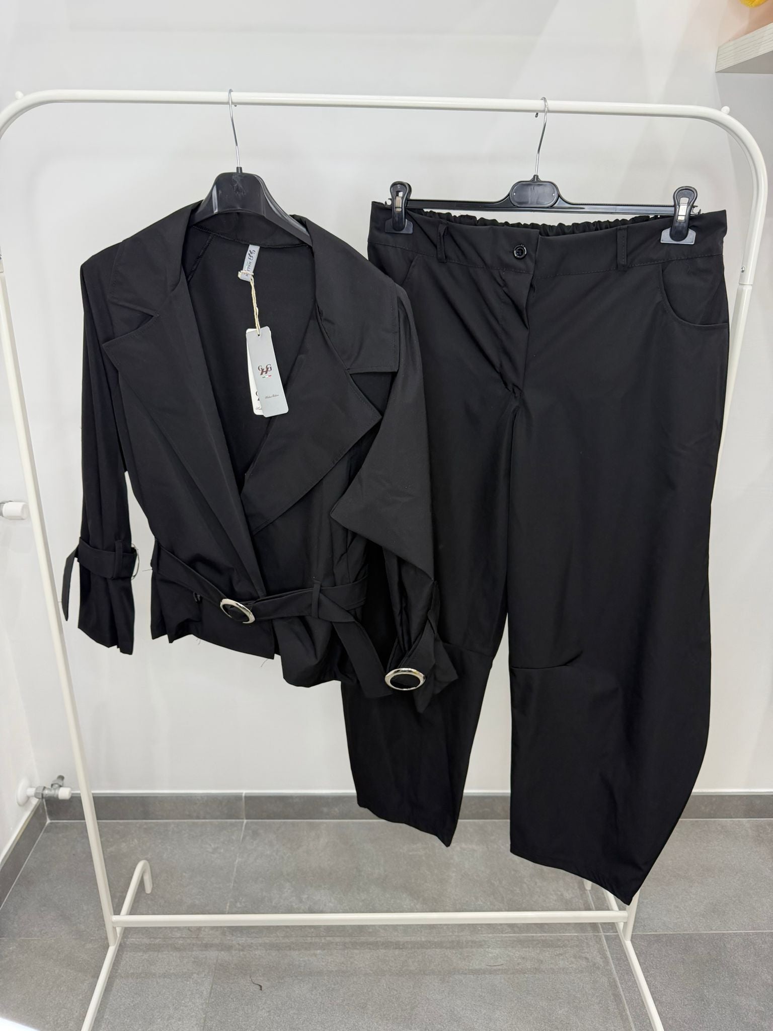 COORDINATO CURVY CON CINTURA