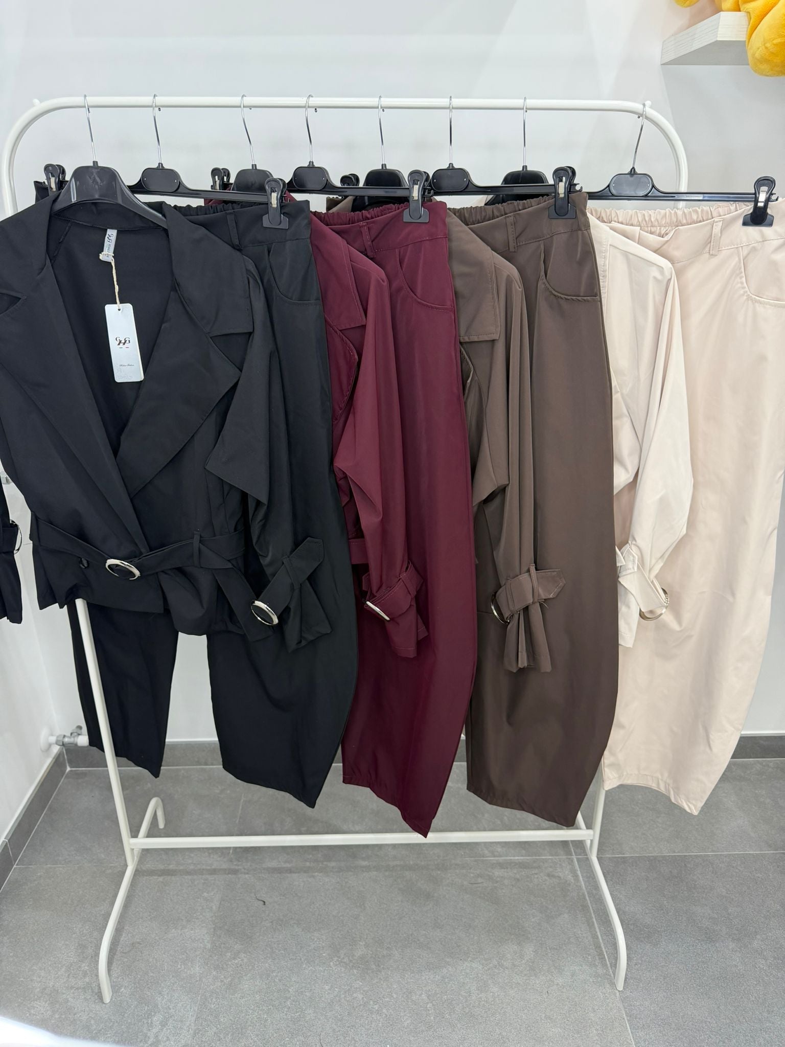 COORDINATO CURVY CON CINTURA