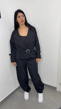 COORDINATO CURVY CON CINTURA