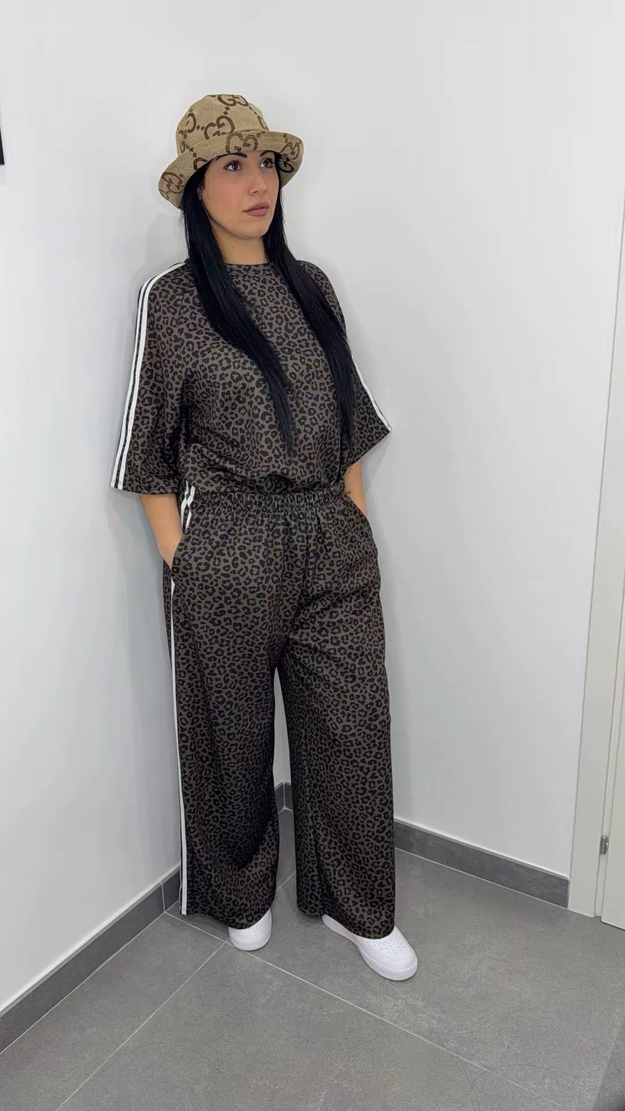 COORDINATO TUTA ANIMALIER CURVY